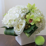Cymbidium Orchids and Roses