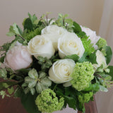 White Roses and Peonies