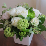 White Roses and Peonies