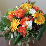 Orange Roses and Gerberas